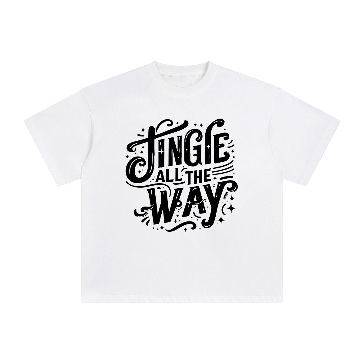 Jingle All The Way Graphic Tee-INNBLAC Fashion Apparel