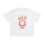 Born Wild Lion Graphic Tee-INNBLAC Fashion Apparel