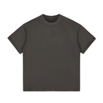 Crew Neck Washed Cotton T Shirt 7.8oz