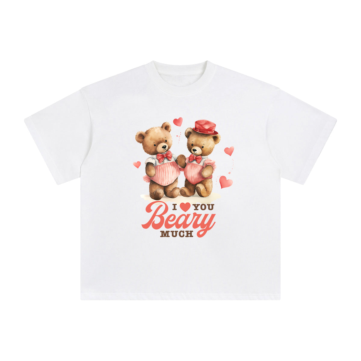 I Love You Beary Much Graphic Tee-INNBLAC Fashion Apparel