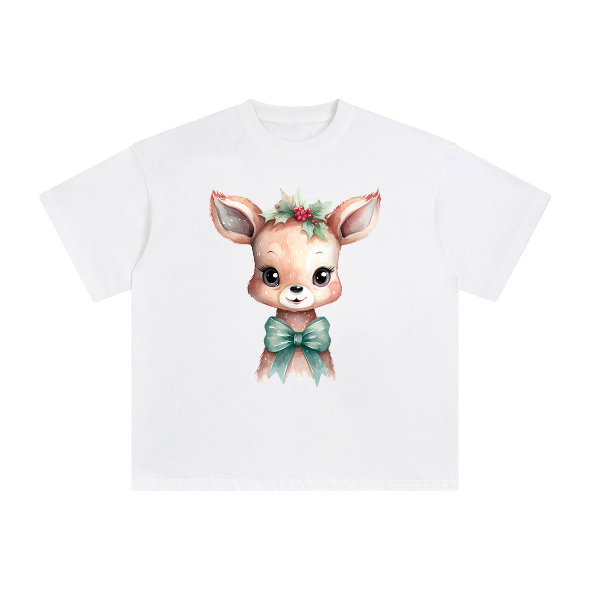 Reindeer Graphic Tee-INNBLAC Fashion Apparel