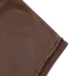 Raw Edge Sleeveless Boxy Hoodie