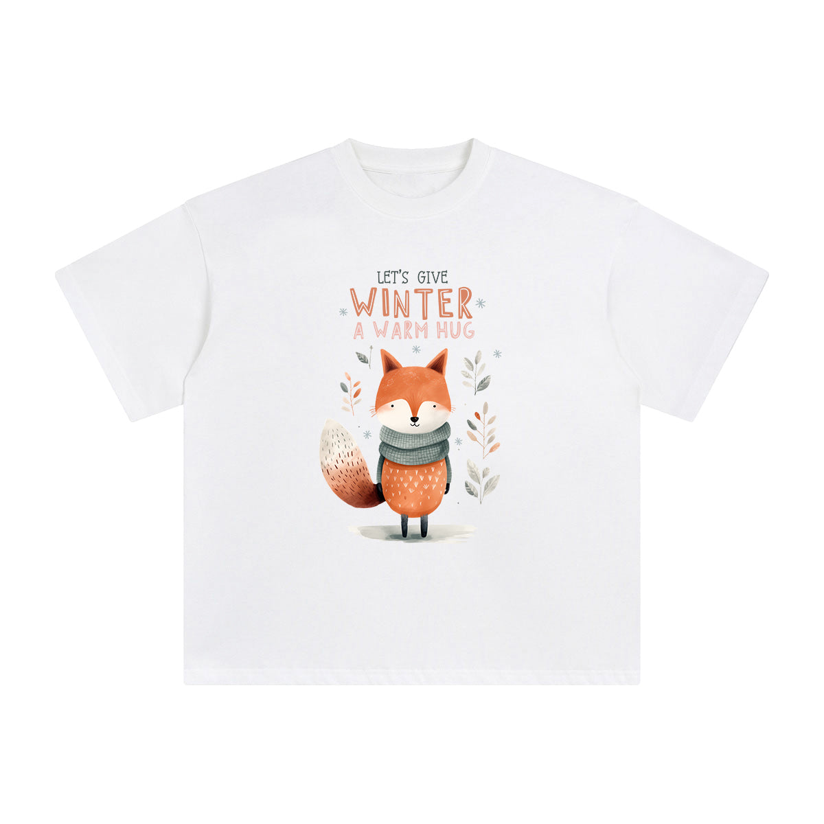 Winter Fox Graphic Tee-INNBLAC Fashion Apparel