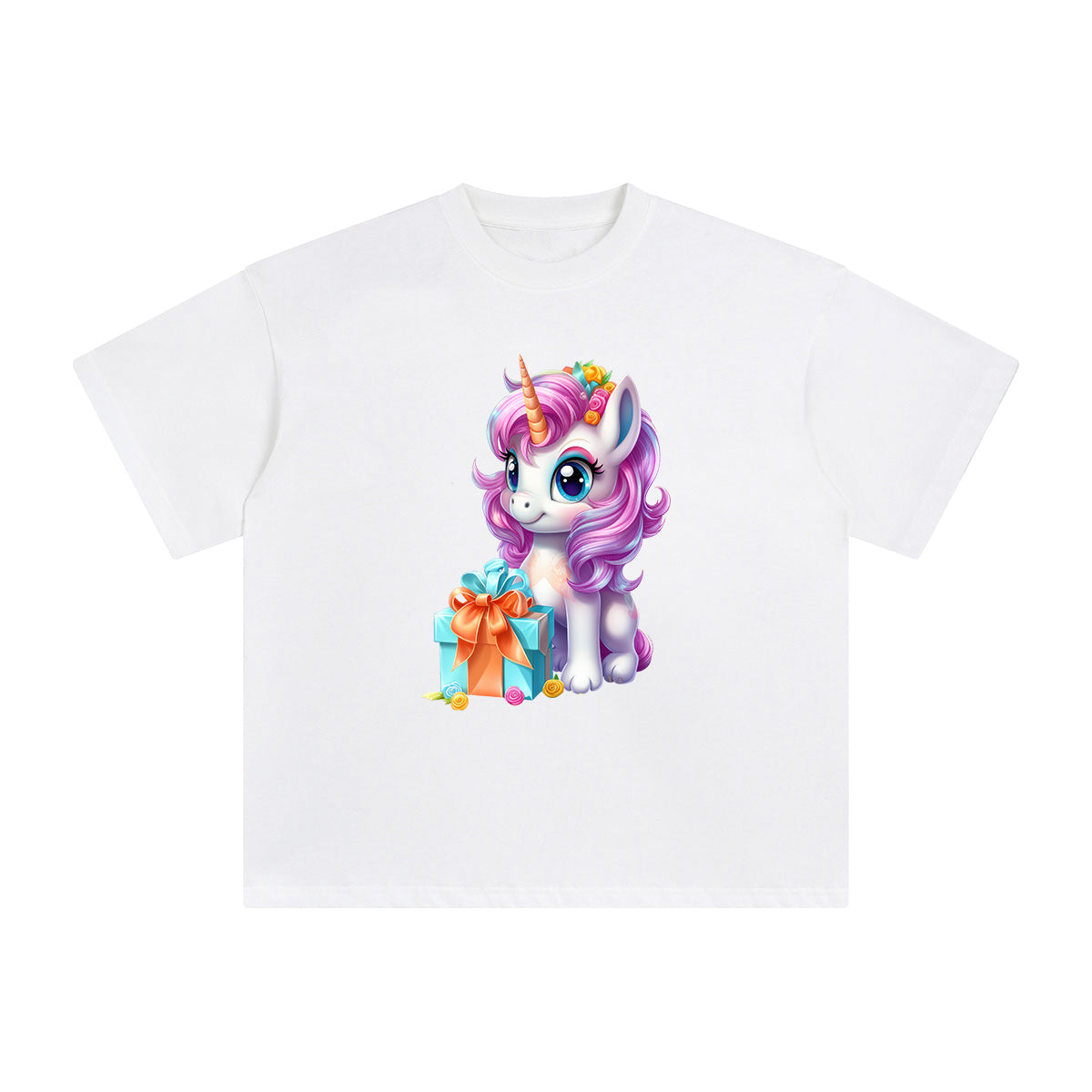 Birthday Unicorn Graphic Tee-INNBLAC Fashion Apparel