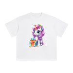 Birthday Unicorn Graphic Tee-INNBLAC Fashion Apparel