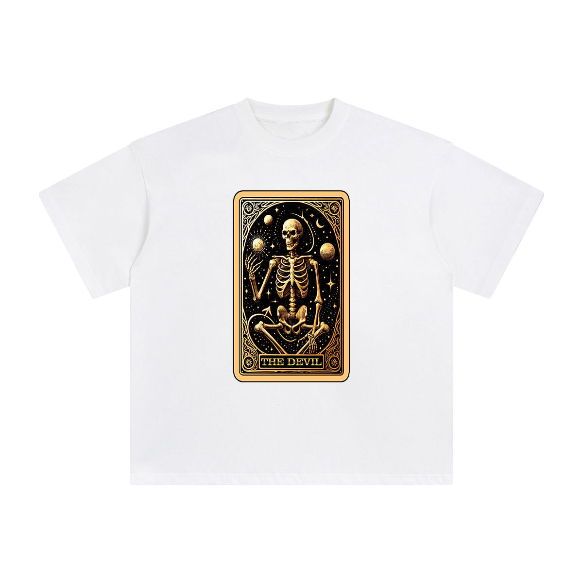 The Devil Card Graphic Tee-INNBLAC Fashion Apparel