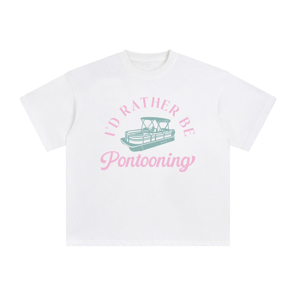 I'd Rather Be Pontooning Graphic Tee-INNBLAC Fashion Apparel