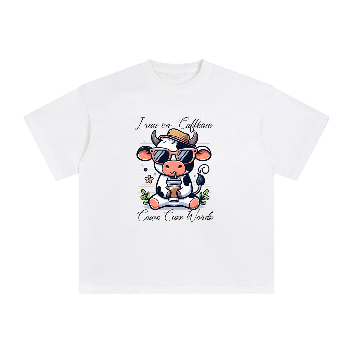 I Run On Caffeine Graphic Tee-INNBLAC Fashion Apparel