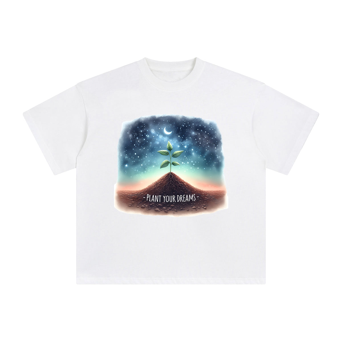 Plant Your Dreams Graphic Tee-INNBLAC Fashion Apparel