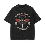 Custome Motorcycle Graphic Tee-INNBLAC Fashion Apparel