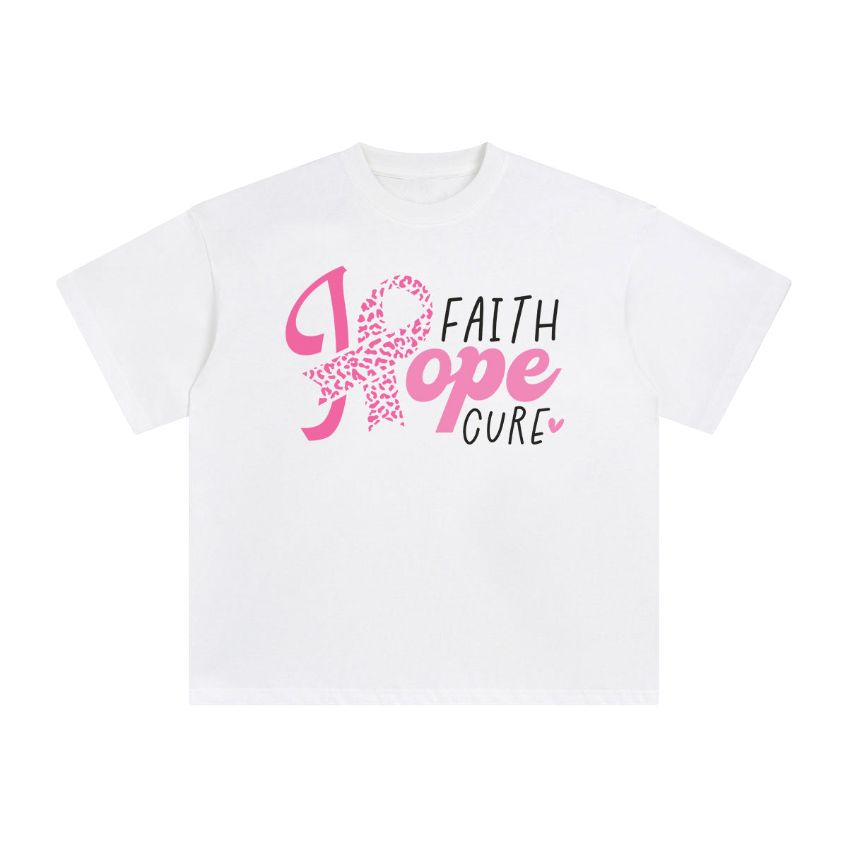 Faith Hope Cure Graphic Tee-INNBLAC Fashion Apparel