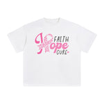 Faith Hope Cure Graphic Tee-INNBLAC Fashion Apparel