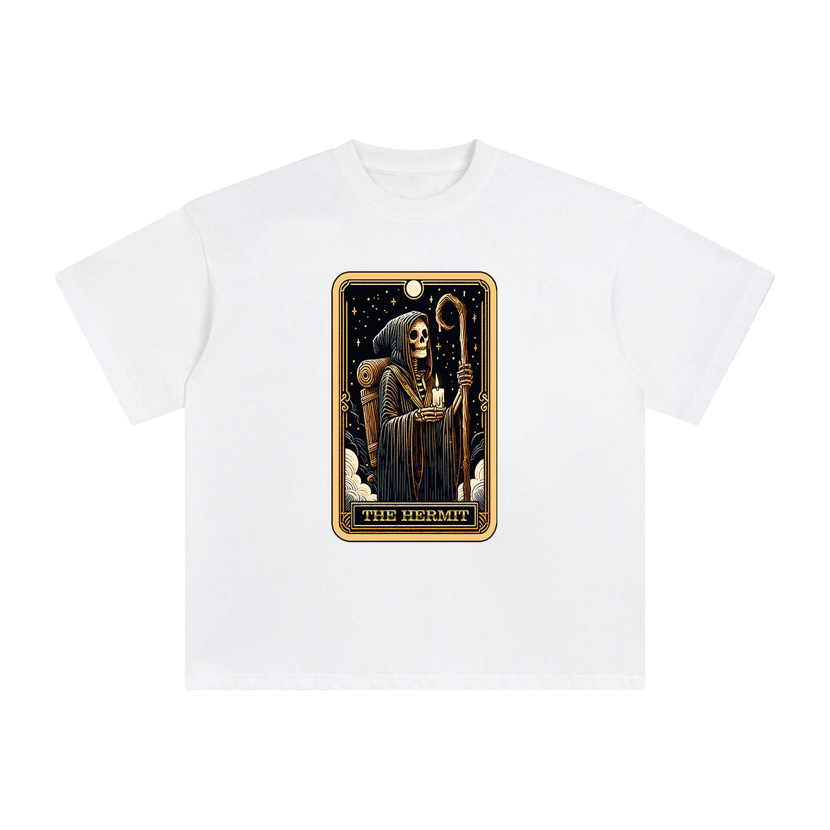 The Hermit Card Graphic Tee-INNBLAC Fashion Apparel