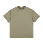 Crew Neck Washed Cotton T Shirt 7.8oz