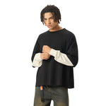 Boxy Fit Two-Layer Sleeve T-Shirt 280gsm