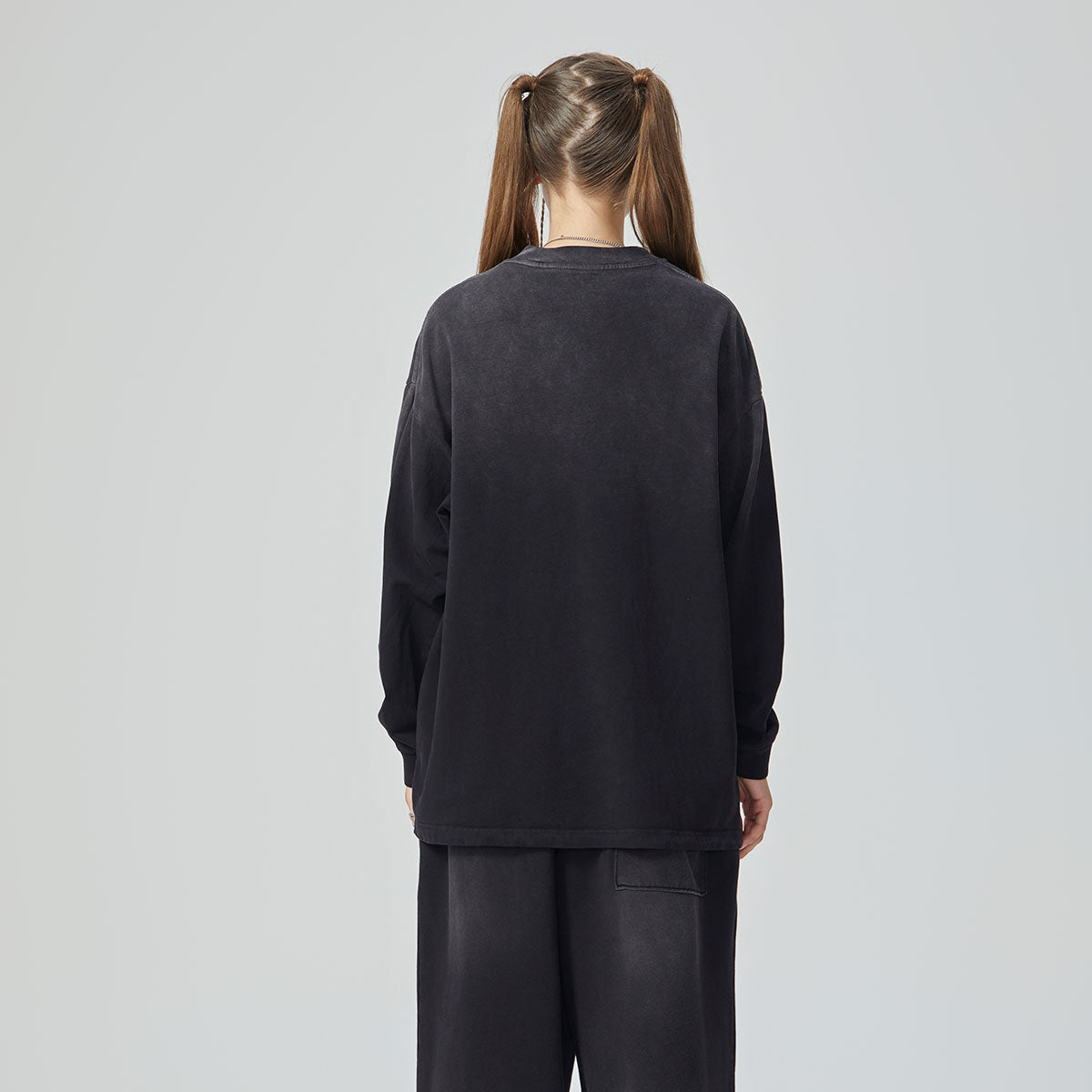 Loose Fit Gradient Cotton Sweatshirt 10.8oz