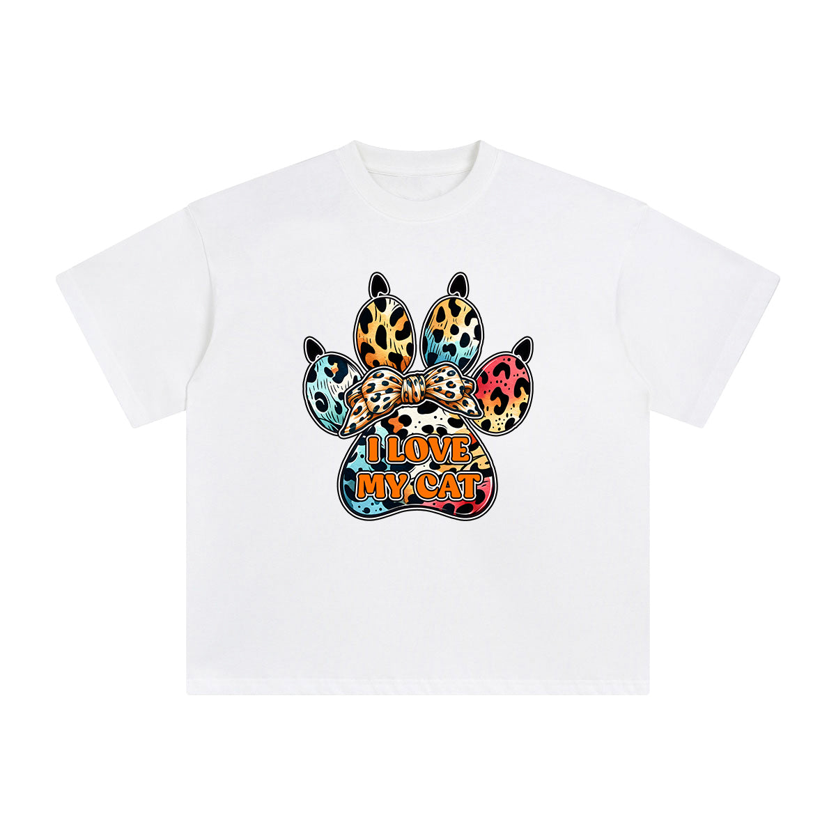 I Love My Cat Graphic Tee-INNBLAC Fashion Apparel