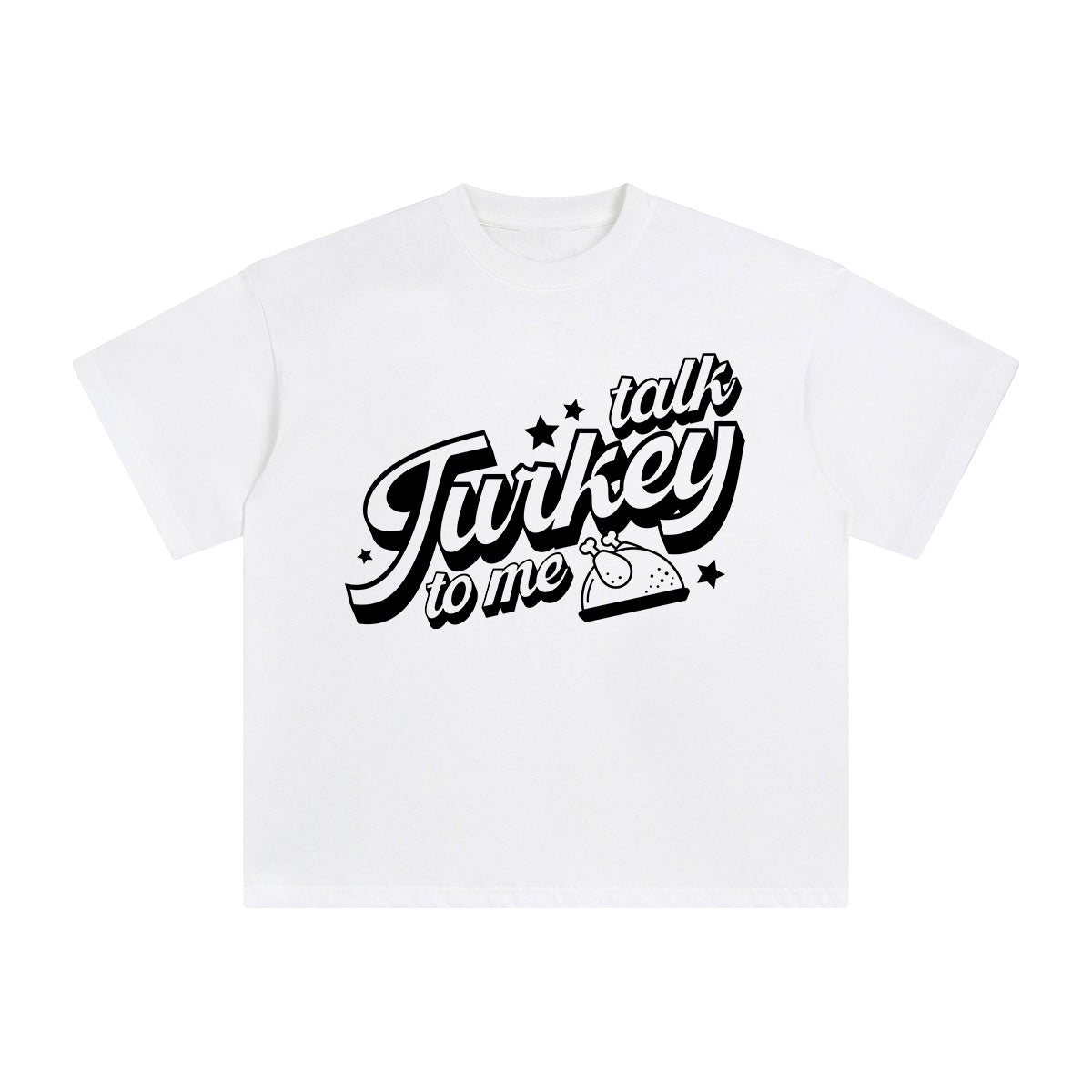 Talk Turkey To Me Graphic Tee-INNBLAC Fashion Apparel
