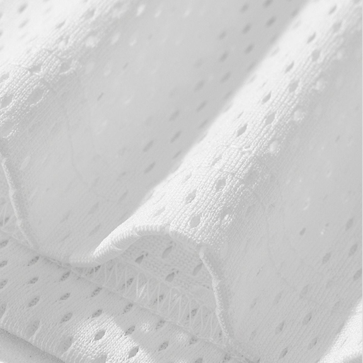 Jersey de malla cuadrada de manga corta de 7.2 oz