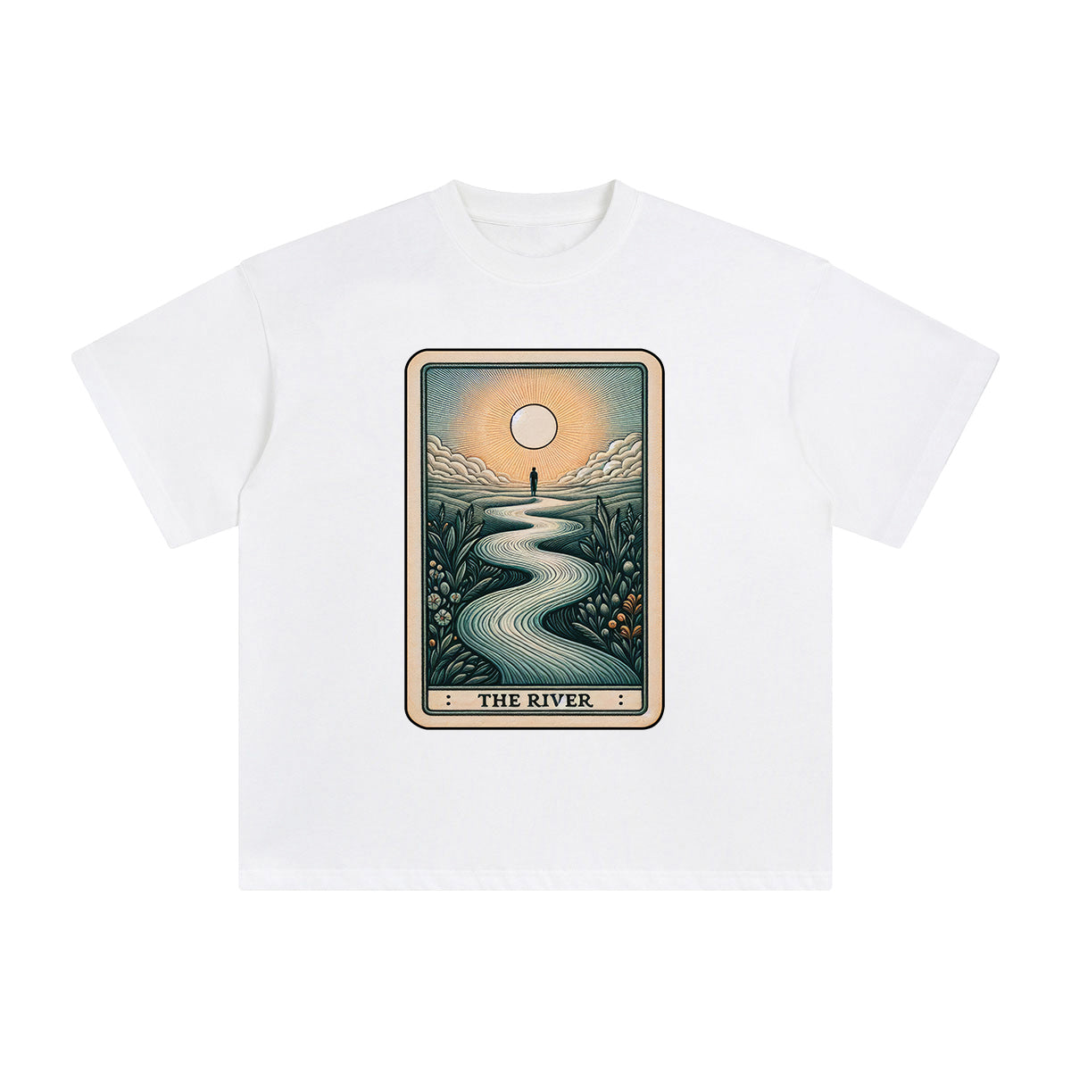 The River Graphic Tee-INNBLAC Fashion Apparel