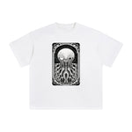 Monster Tree Tarot Card Graphic Tee-INNBLAC Fashion Apparel