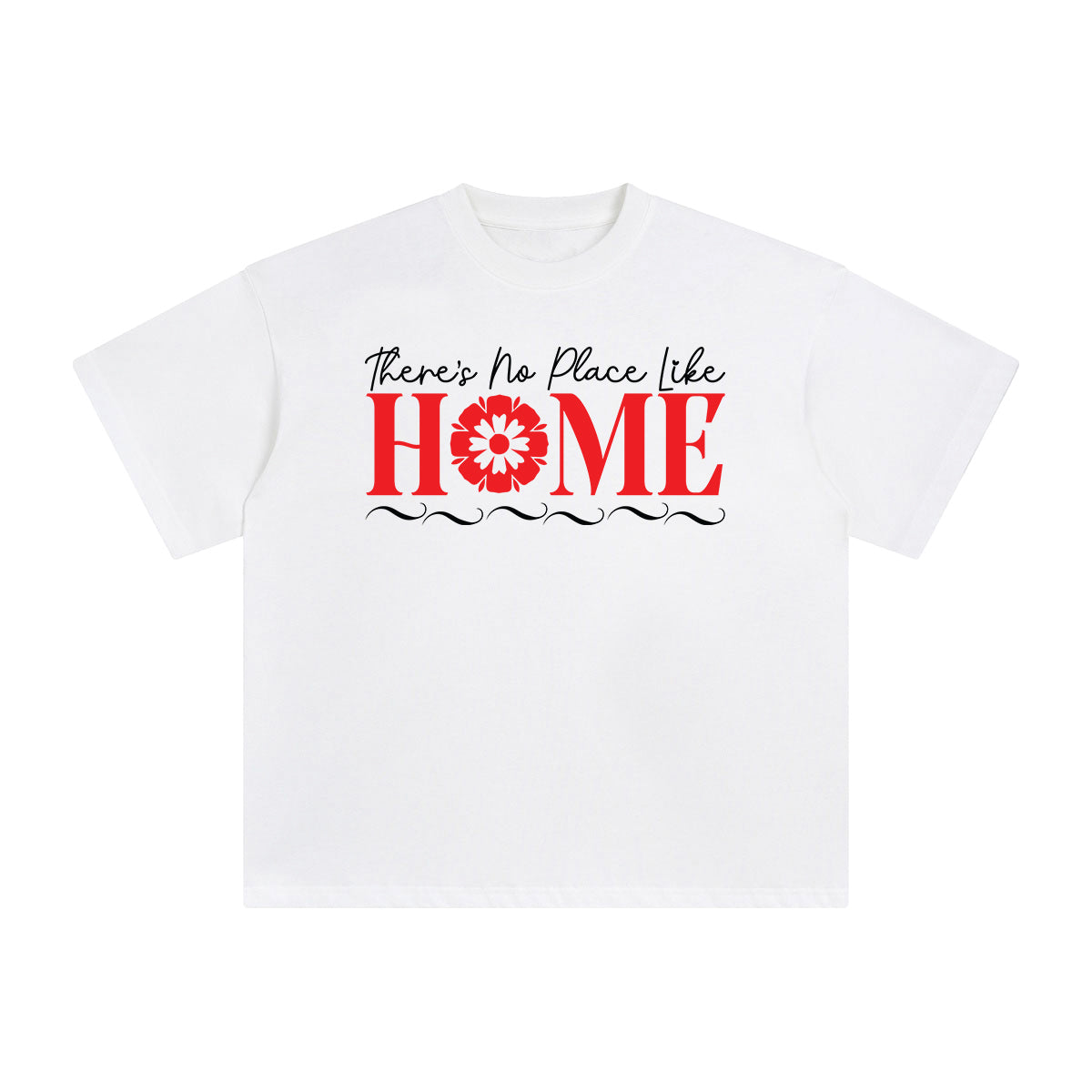 There's No Place Like Home Aesthetic Graphic Tee-INNBLAC Fashion Apparel