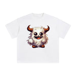 Funny Boo Cow Graphic Tee-INNBLAC Fashion Apparel