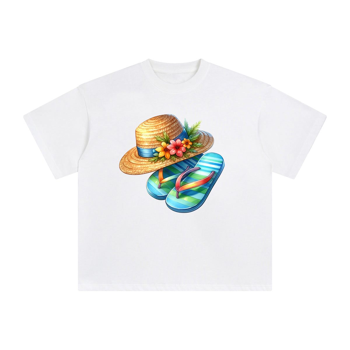 Summer Vacation Comic Graphic Tee-INNBLAC Fashion Apparel