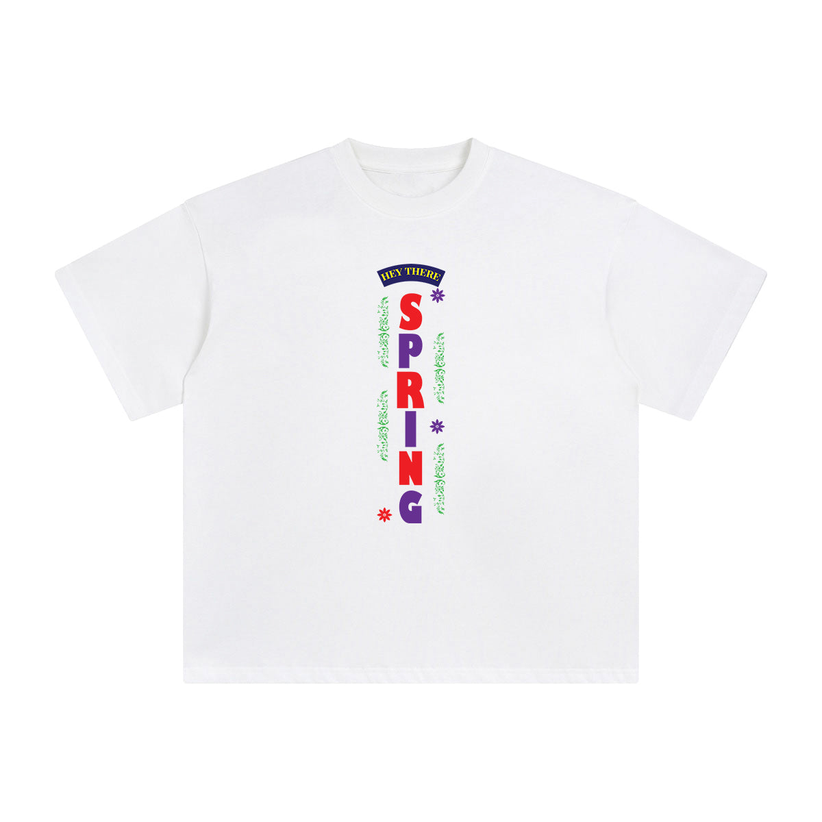 Hey There Spring Aesthetic Graphic Tee-INNBLAC Fashion Apparel