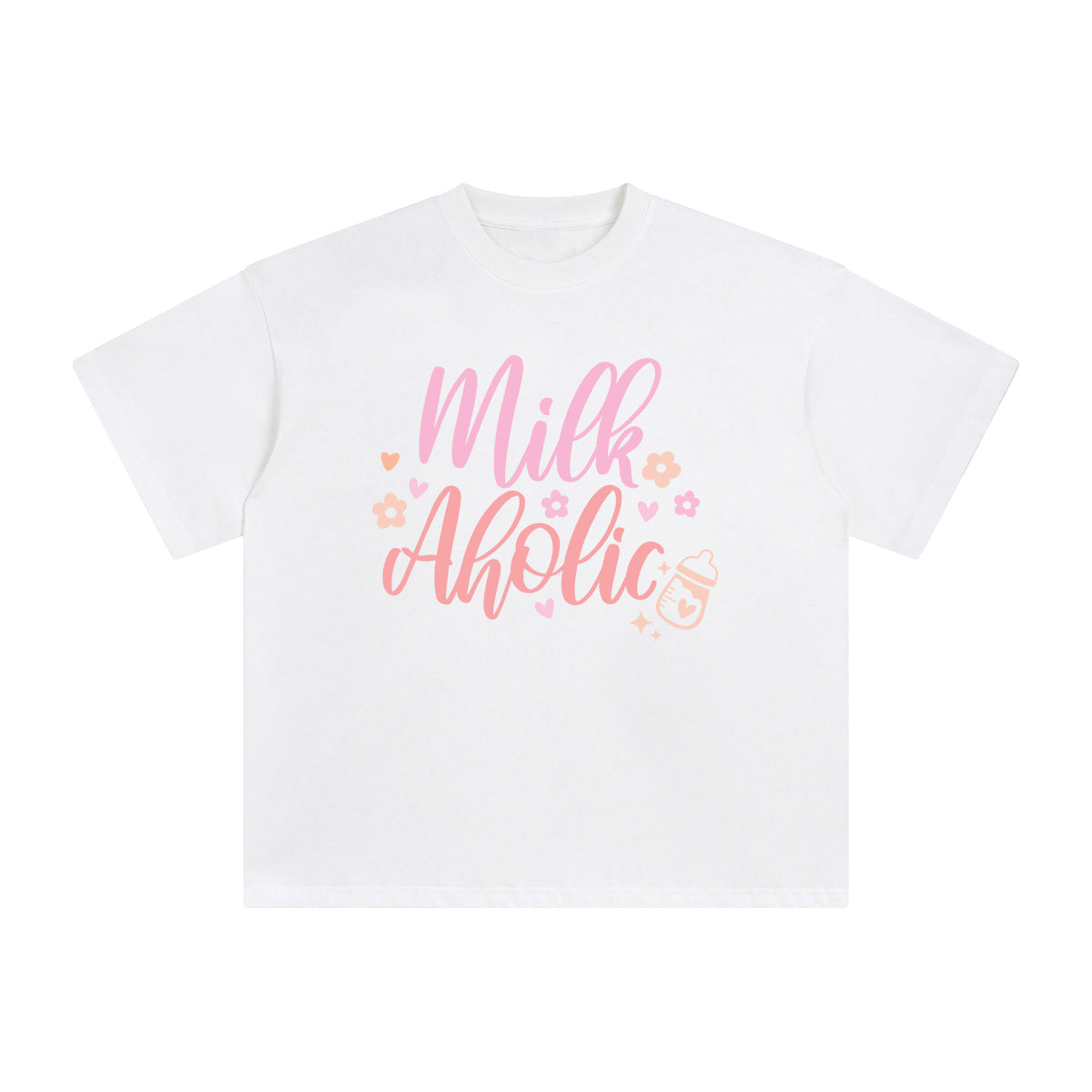 Milk Aholic Graphic Tee-INNBLAC Fashion Apparel