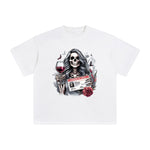License To Chill Skeleton Graphic Tee-INNBLAC Fashion Apparel