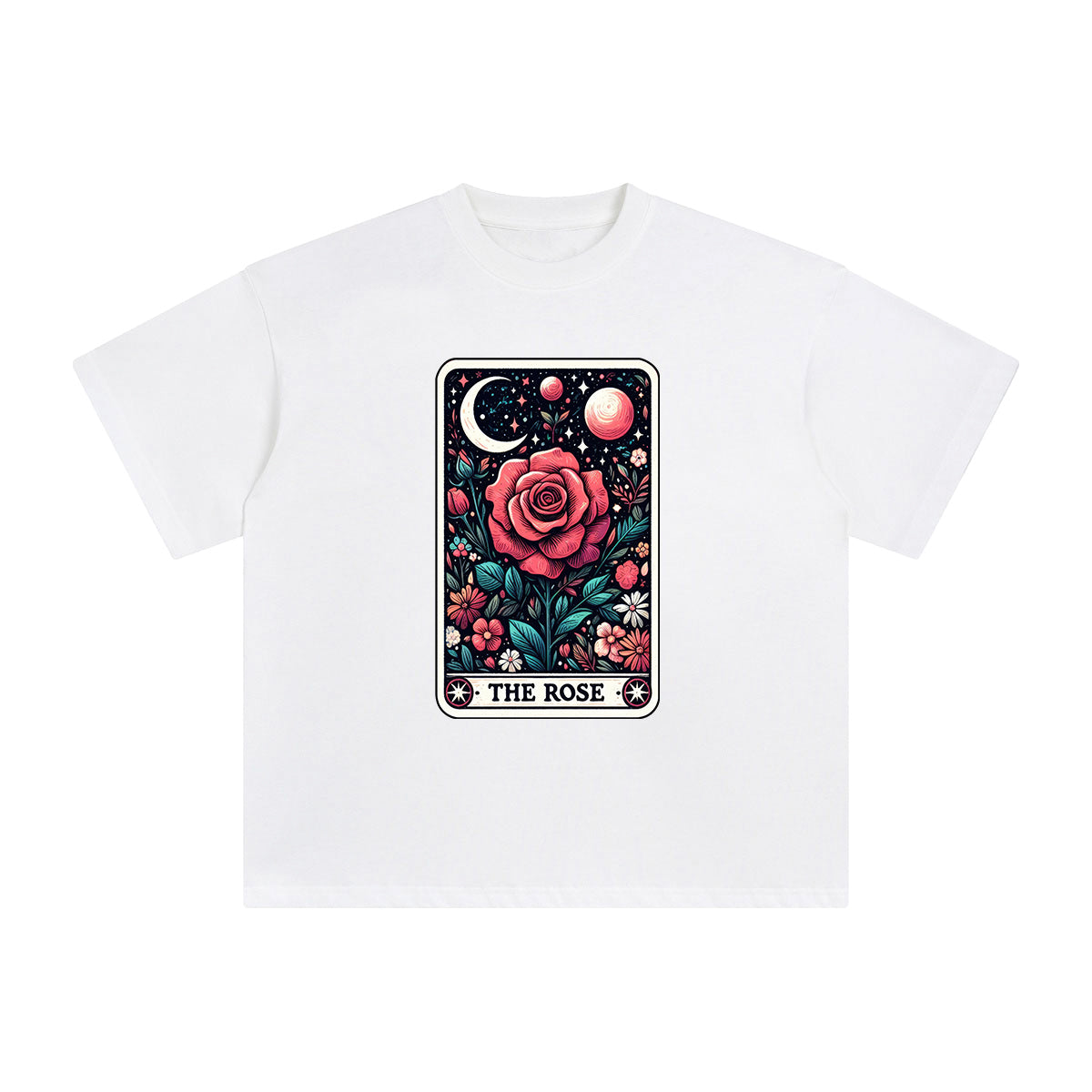 The Rose Graphic Tee-INNBLAC Fashion Apparel