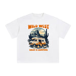 Wild West Enjoy A Campfire Graphic Tee-INNBLAC Fashion Apparel