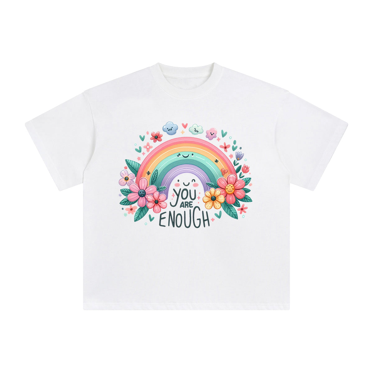 You Are Enough Graphic Tee-INNBLAC Fashion Apparel