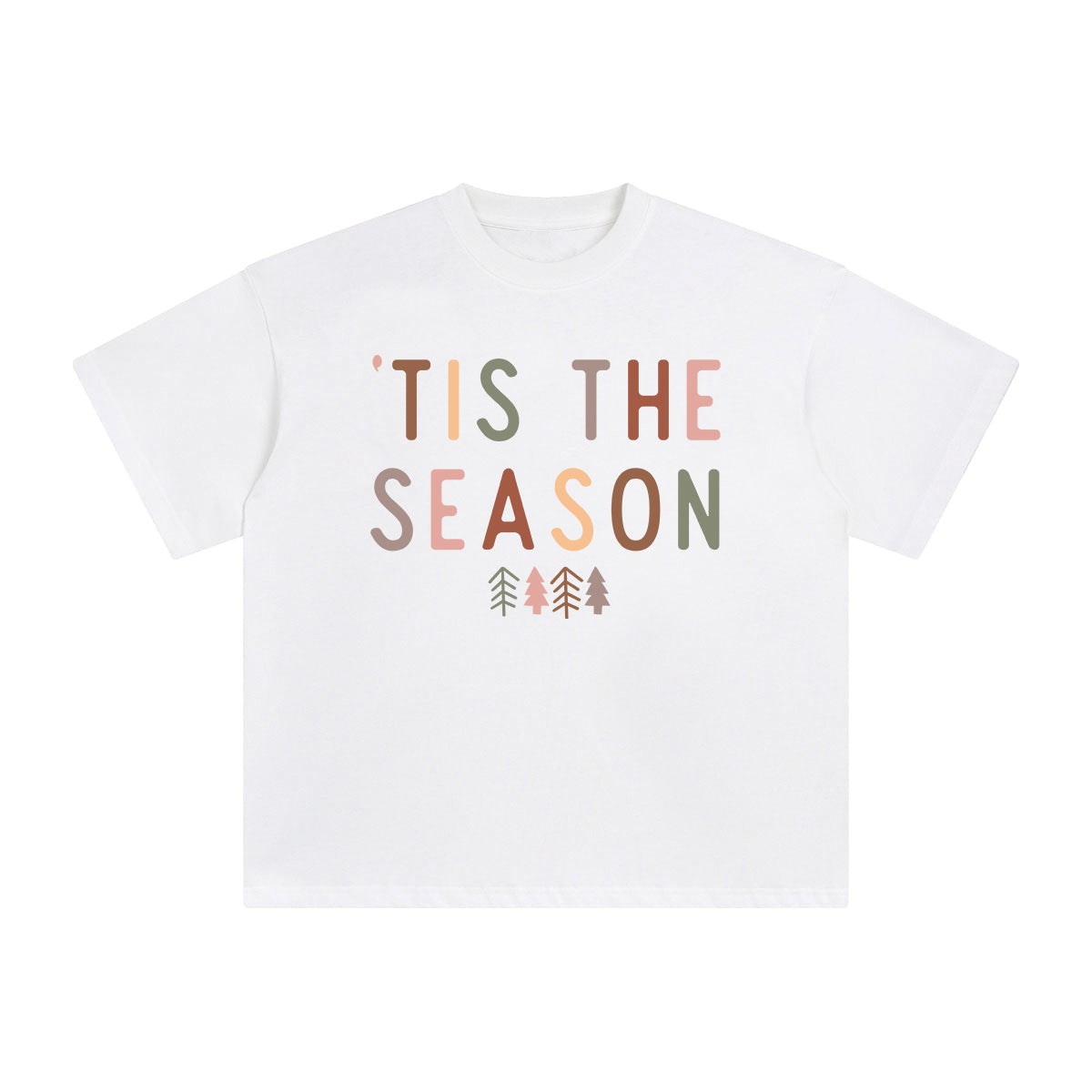 Boho Christmas Graphic Tee-INNBLAC Fashion Apparel