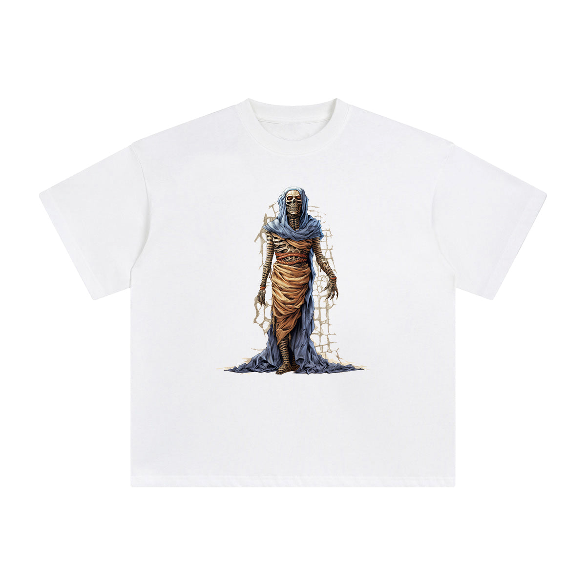 Halloween Mummie Graphic Tee-INNBLAC Fashion Apparel