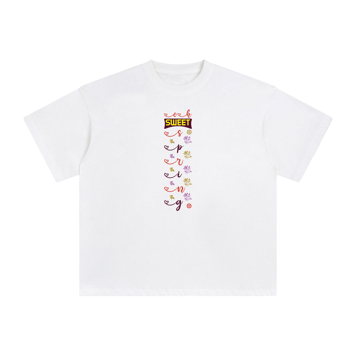 Oh Sweet Spring Aesthetic Graphic Tee-INNBLAC Fashion Apparel