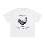 Rooster Retro Graphic Tee-INNBLAC Fashion Apparel