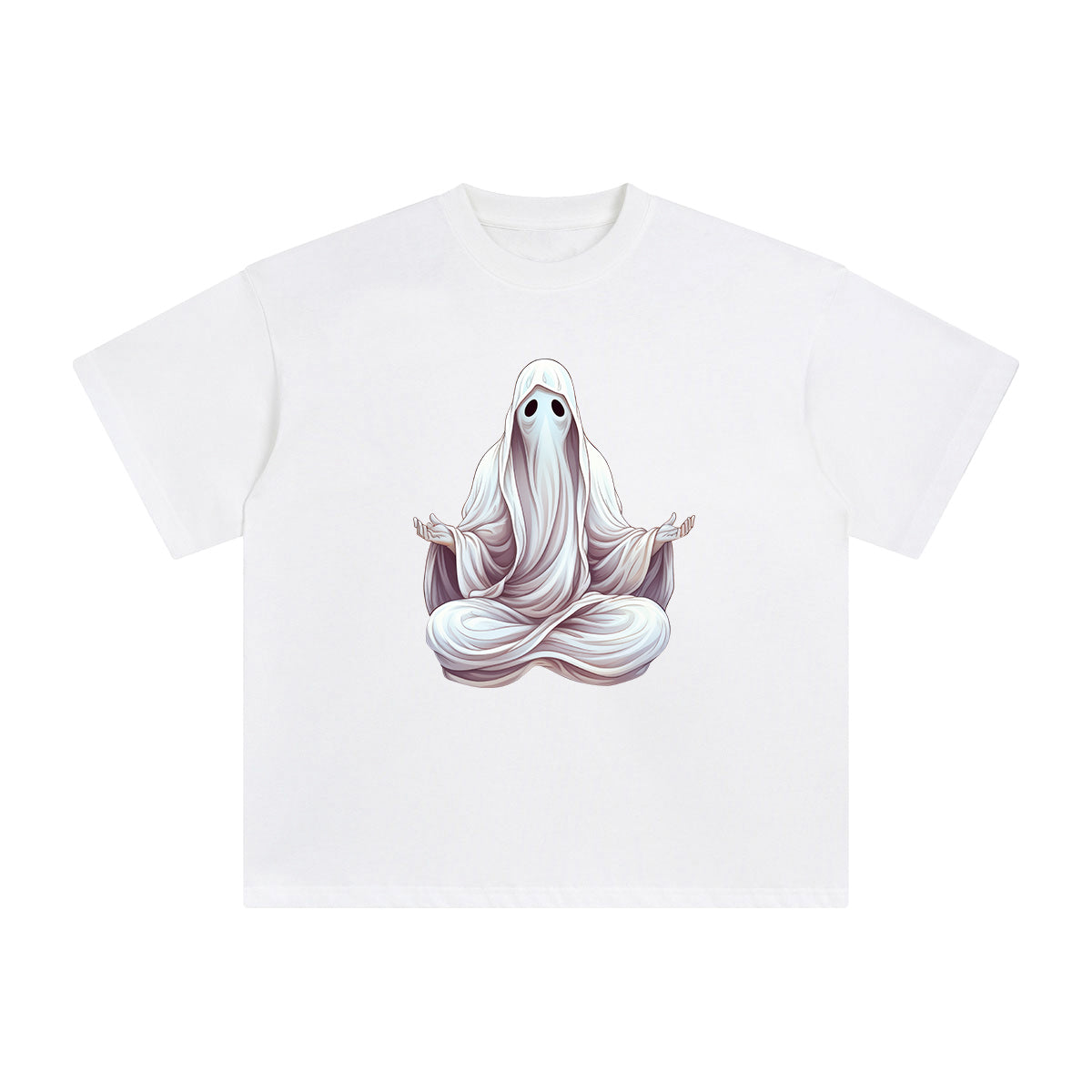 Ghost Meditate Graphic Tee-INNBLAC Fashion Apparel