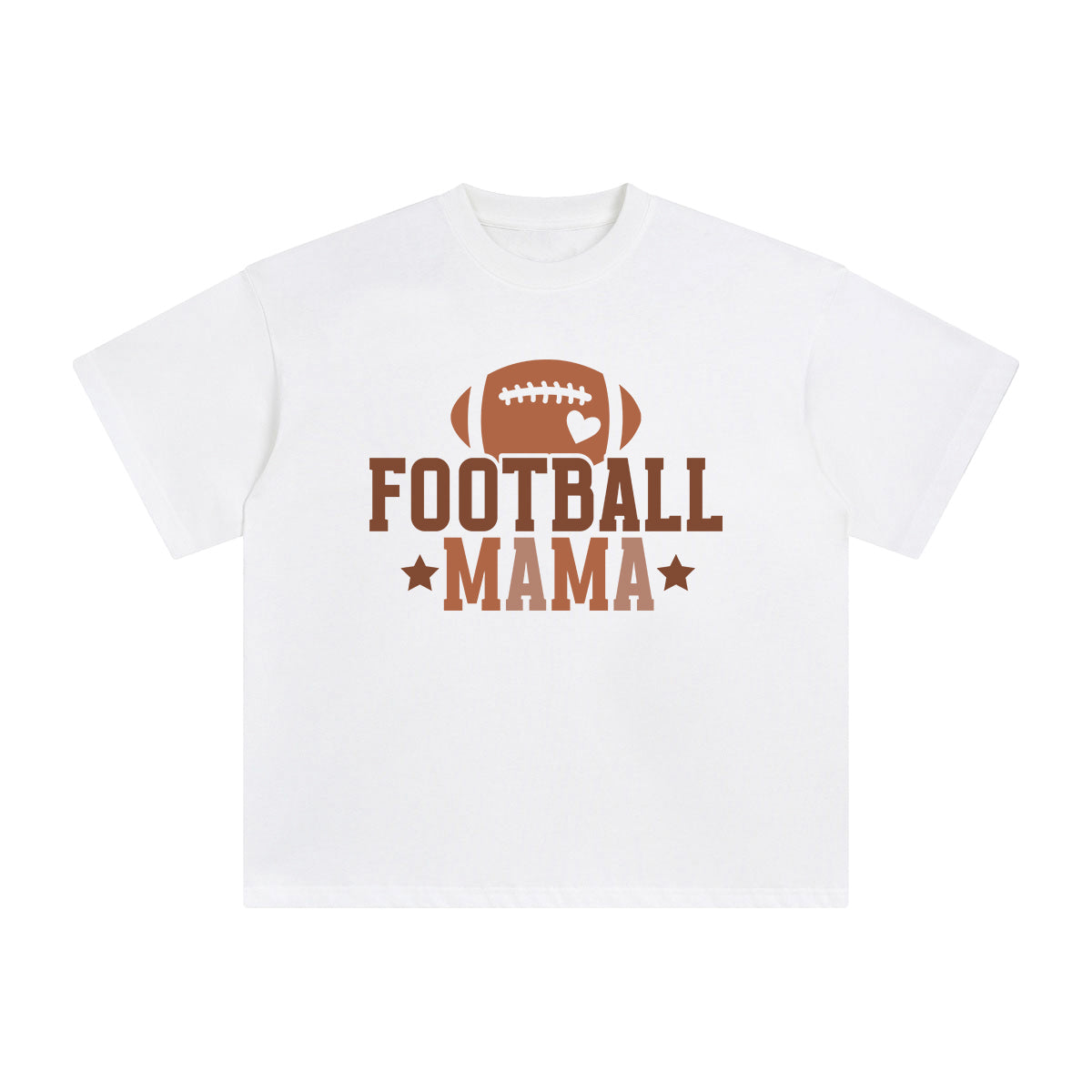 Football Mama Graphic Tee-INNBLAC Fashion Apparel