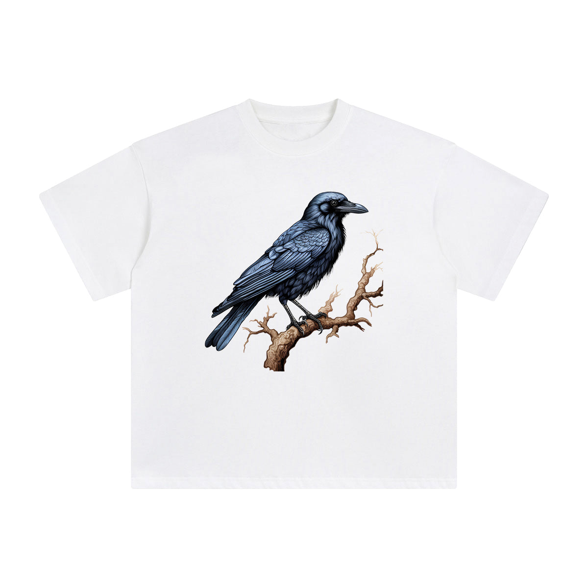 Halloween Raven Graphic Tee-INNBLAC Fashion Apparel