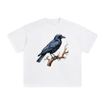 Halloween Raven Graphic Tee-INNBLAC Fashion Apparel