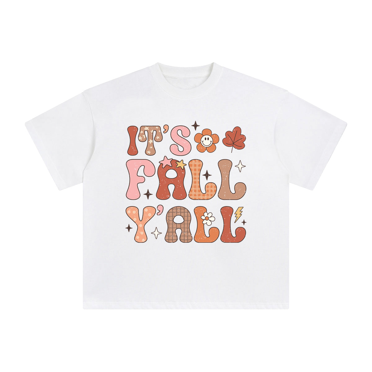 It's Fall Y'all Graphic Tee-INNBLAC Fashion Apparel