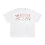 Not Perfect Just Forgiver Graphic Tee-INNBLAC Fashion Apparel