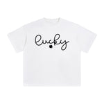 Lucky Four Leaf Clovers Graphic Tee-INNBLAC Fashion Apparel
