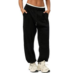 Women's Solid Baggy-Fit Joggers