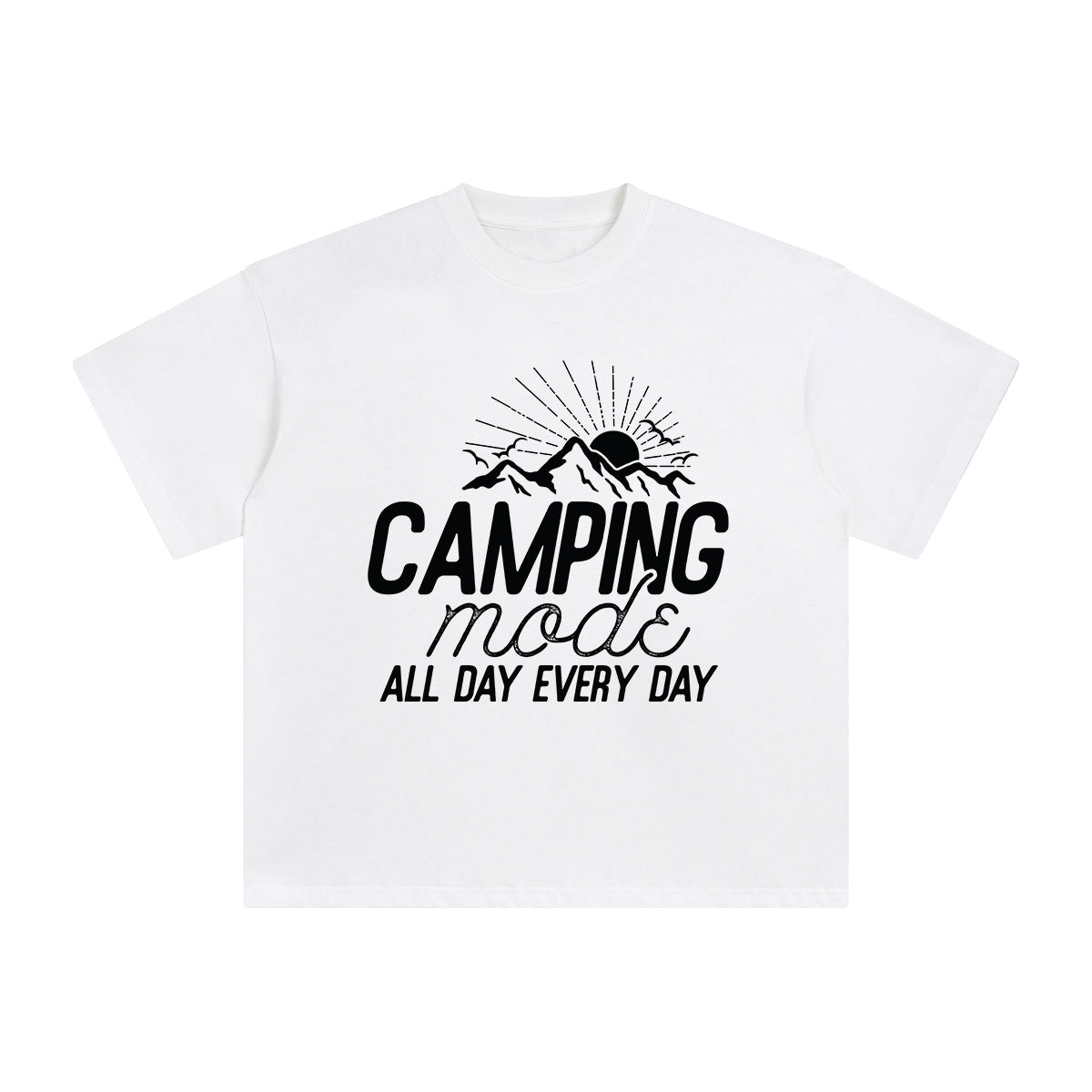 Camping Quote Graphic Tee-INNBLAC Fashion Apparel