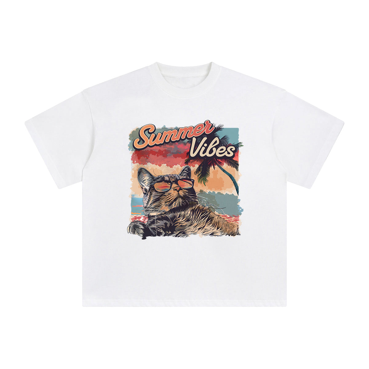 Summer Vibes Graphic Tee-INNBLAC Fashion Apparel