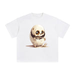 Cute Skeleton Breaking Shell Graphic Tee-INNBLAC Fashion Apparel