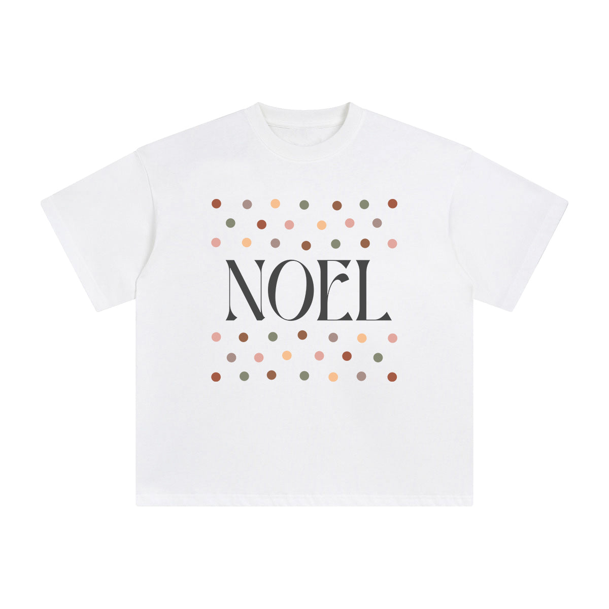 NOEL Boho Christmas Graphic Tee-INNBLAC Fashion Apparel